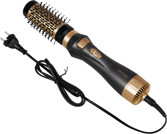 Ondulator uscator par 1400W perie rotativa accesorii interschimbabile 40mm 50mm coafare 2in1 (KD4396) [2]