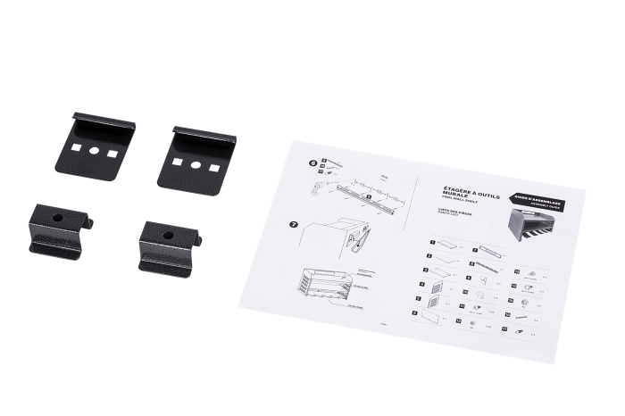 Organizator de scule suspendat, 3 niveluri de perete (KD3232) [4]