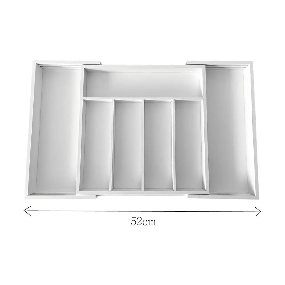 Organizator sertare bucatarie, bambus, culoare alb (KH-1746) [3]