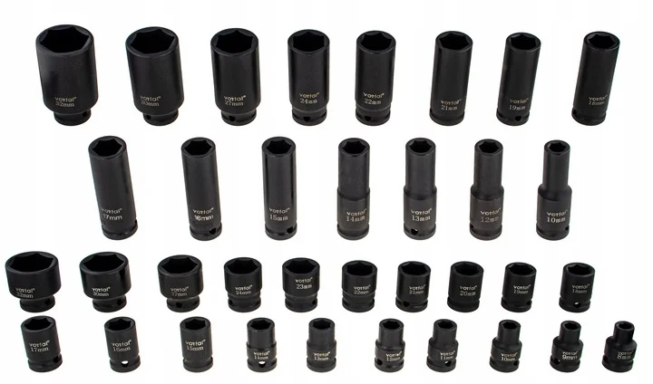 Pachet cric pneumatic 3.5T + trusa 35 piese chei tubulare impact 1/2 8-32mm (14308+KD11757) [10]