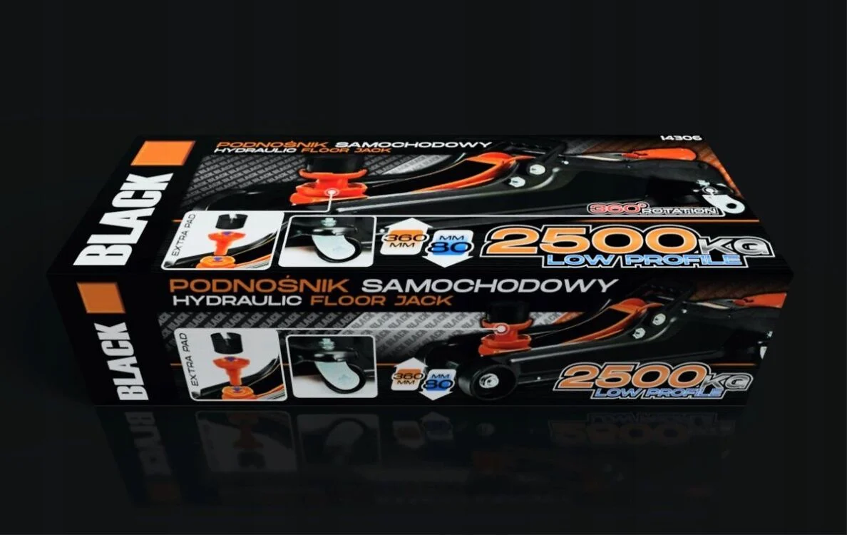 Pachet cric hidraulic 2.5T + cheie cruce prezoane + set 2 pene blocare vehicul (14306-N+KD10532+PM-GKPK-133T) [10]