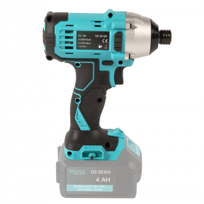 Pachet masina aparat insurubat cu impact 150Nm + fierastrau pendular 60mm cu variator 2baterii 18V (189+192) [11]