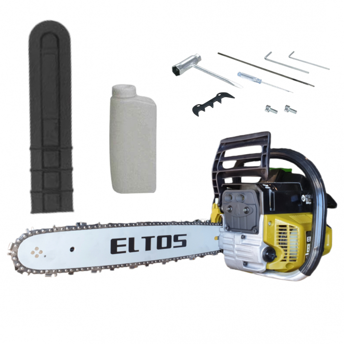 Pachet motocoasa si drujba motofierastrau benzina 4.7CP + 15accesorii (EL5200+EL5500+15) [3]