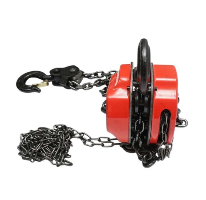 Palan manual cu lant 3m, sarcina maxima 3000 kg, carlig cu siguranta DISTL86 (BK76108) [5]