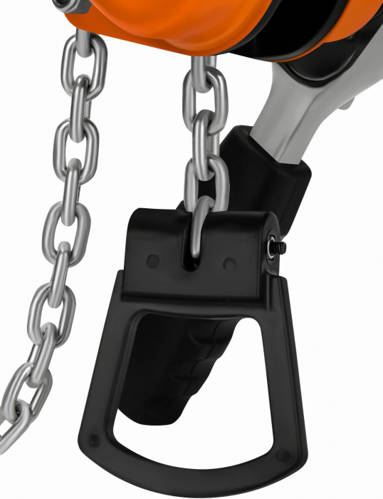 Palan troliu macara scripete manual 500kg cu parghie si lant 4m (KD3504) [9]