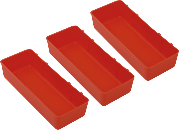 Panou metalic scule 120x60 cm, 3 segmente, perforat, cu carlige si recipiente (KD11898) [3]