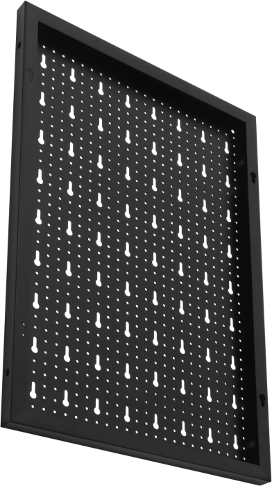 Panou metalic scule 120x60 cm, 3 segmente, perforat, cu carlige si recipiente (KD11898) [9]