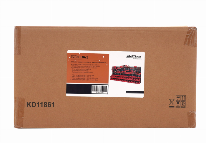 Panou pentru organizare scule de perete 170 x 78 cm + accesorii (KD11861) [13]