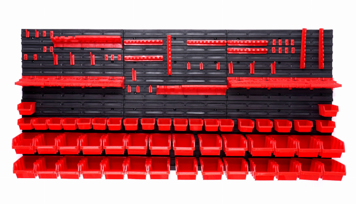 Panou pentru organizare scule de perete 170 x 78 cm + accesorii (KD11861) [2]