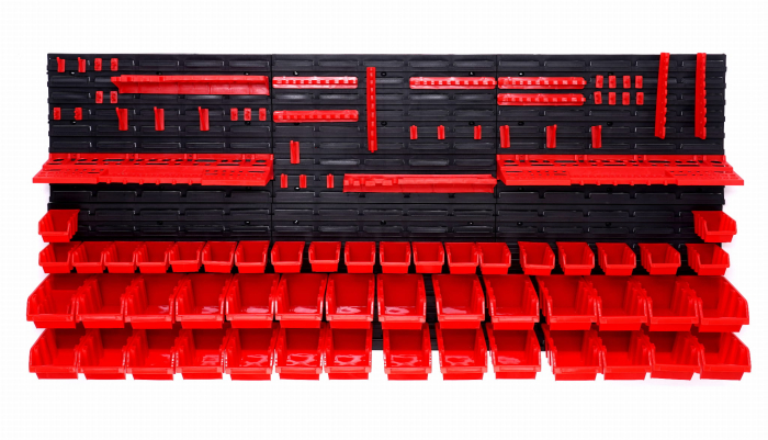 Panou pentru organizare scule de perete 170 x 78 cm + accesorii (KD11861) [3]