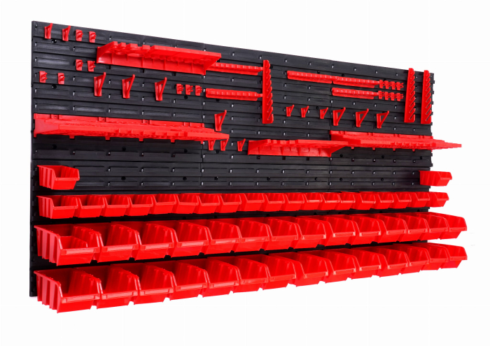 Panou pentru organizare scule de perete 170 x 78 cm + accesorii (KD11861) [4]