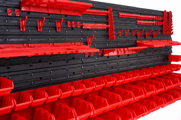 Panou pentru organizare scule de perete 170 x 78 cm + accesorii (KD11861) [7]