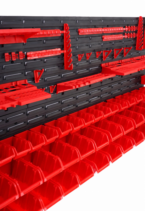 Panou pentru organizare scule de perete 170 x 78 cm + accesorii (KD11861) [6]