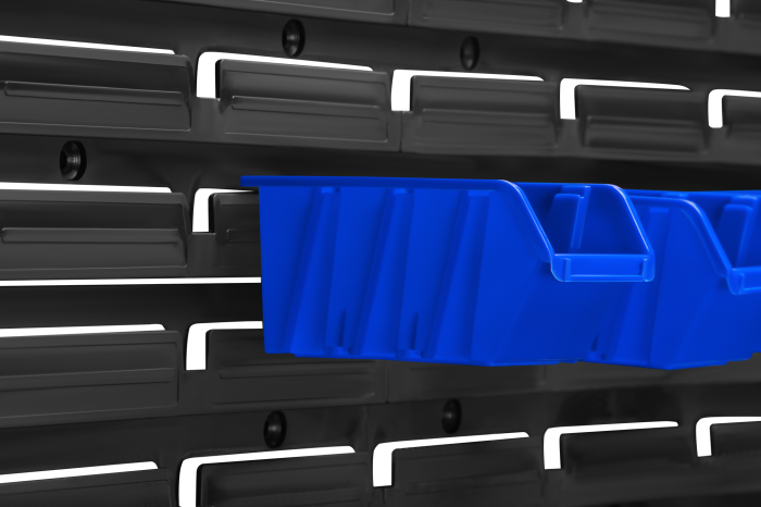 Panou pentru organizare scule de perete  78 x 78 cm + accesorii (KD11864) [10]