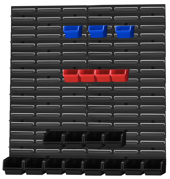 Panou pentru organizare scule de perete  78 x 78 cm + accesorii (KD11864) [9]