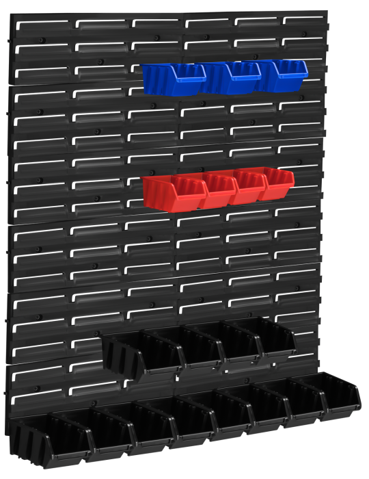 Panou pentru organizare scule de perete  78 x 78 cm + accesorii (KD11864) [12]