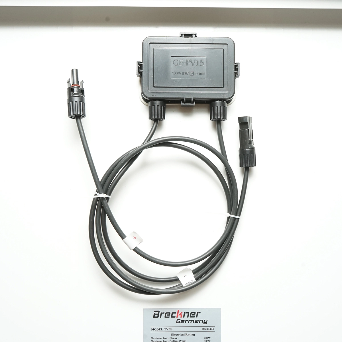 Panou solar 200W Breckner Germany fotovoltaic monocristalin 1480x680x35mm (BK87494) [4]