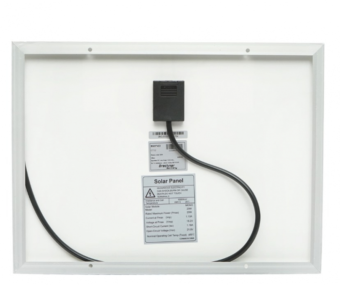 Panou solar 20W fotovoltaic monocristalin 400x300x17mm DISCY12 (BK87422) [2]