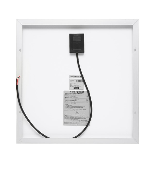 Panou solar 30W cablu 90cm fotovoltaic policristalin cu cablu de conectare si tensiune maxima 18V 350x240x17mm DISDM84 (87th423) [2]