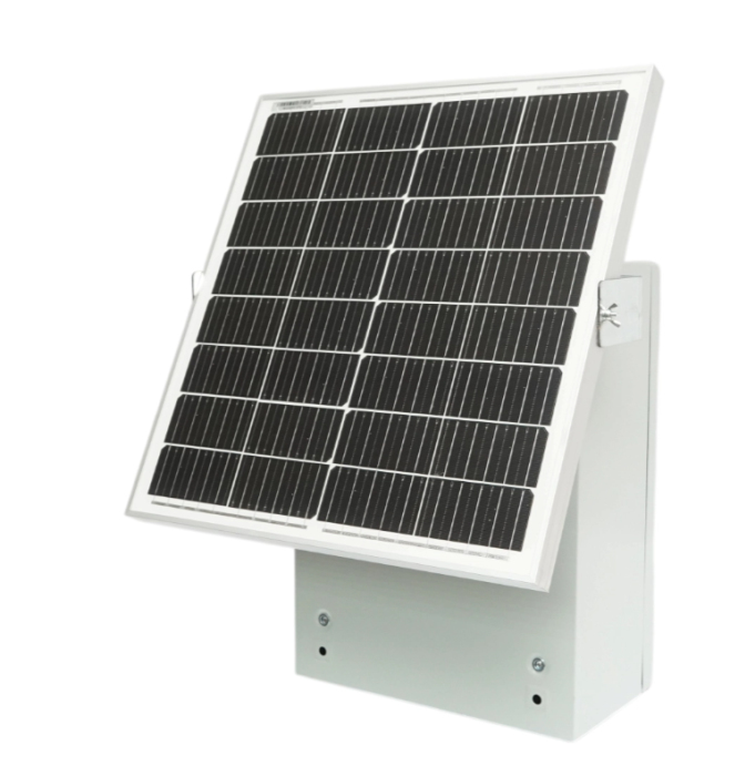 Cutie de protectie cu panou solar 30W pentru gard electric cu tablou metalic IP65 si suport montaj (BK88680) [4]