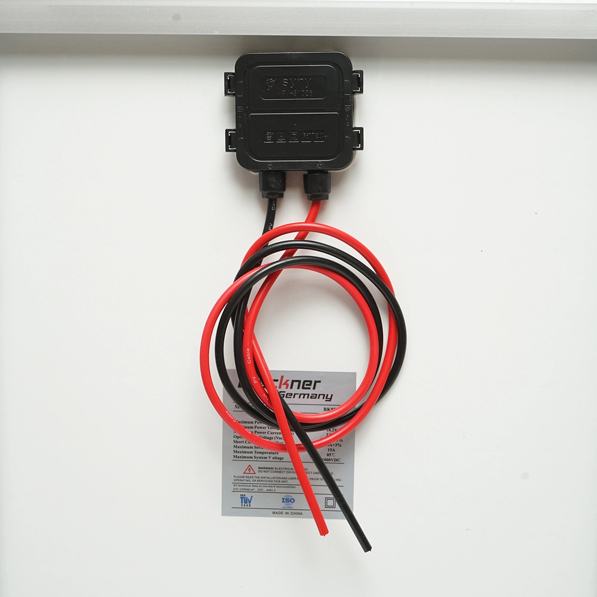 Panou solar 50W fotovoltaic monocristalin 670x400x25mm Breckner Germany (BK87424) [4]