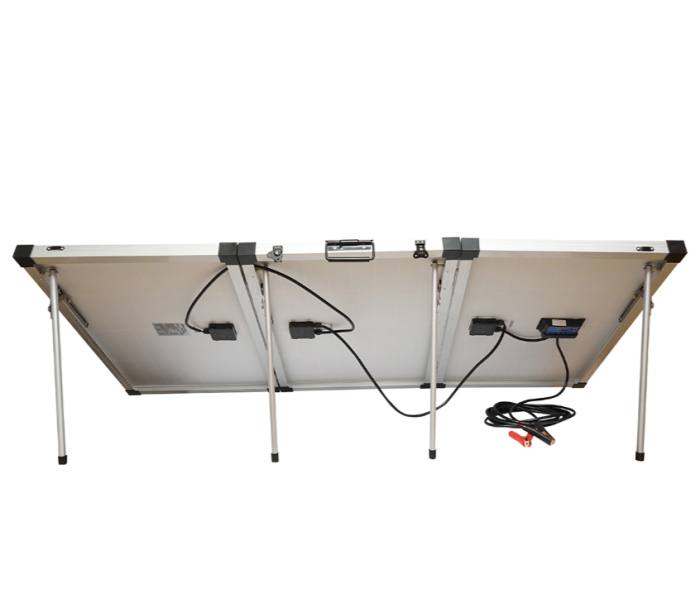 Panou solar portabil 240W monocristalin tip valiza cu regulator 12/24V si 2 porturi USB (BK87480) [2]