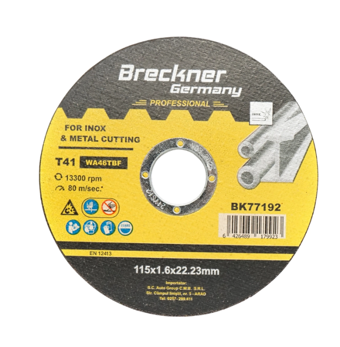 Panza disc flex pentru taiat si polizat inox T41 115x1.6x22mm DISGX11 (BK77192) [1]