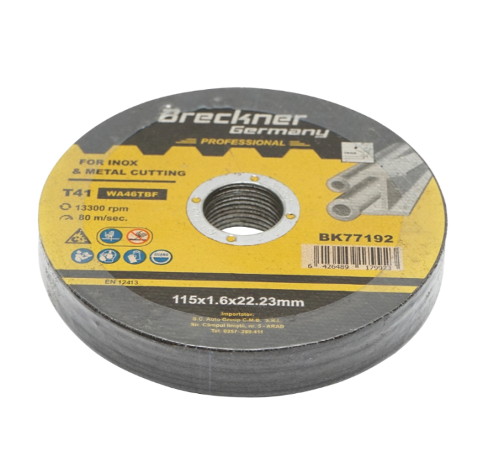 Panza disc flex pentru taiat si polizat inox T41 115x1.6x22mm DISGX11 (BK77192) [3]