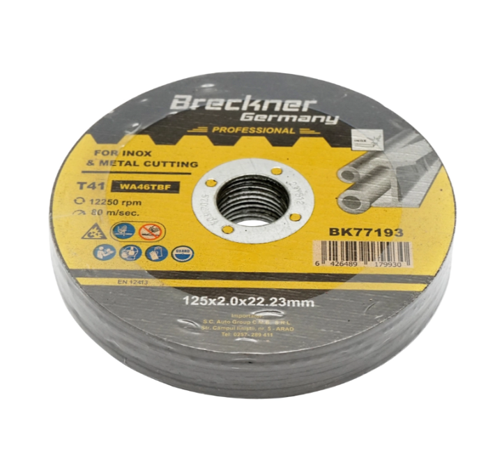 Panza disc flex pentru taiat si polizat inox T41 125x2.0x22mm DISGX12 (BK77193) [3]