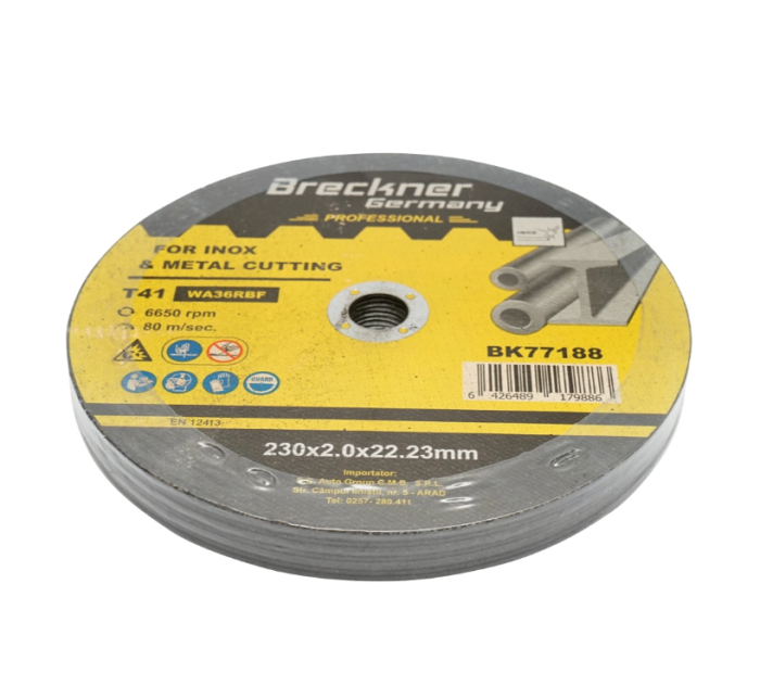 Panza disc flex pentru taiat si polizat inox T41 230x2.0x22mm DISGX07 (BK77188) [3]