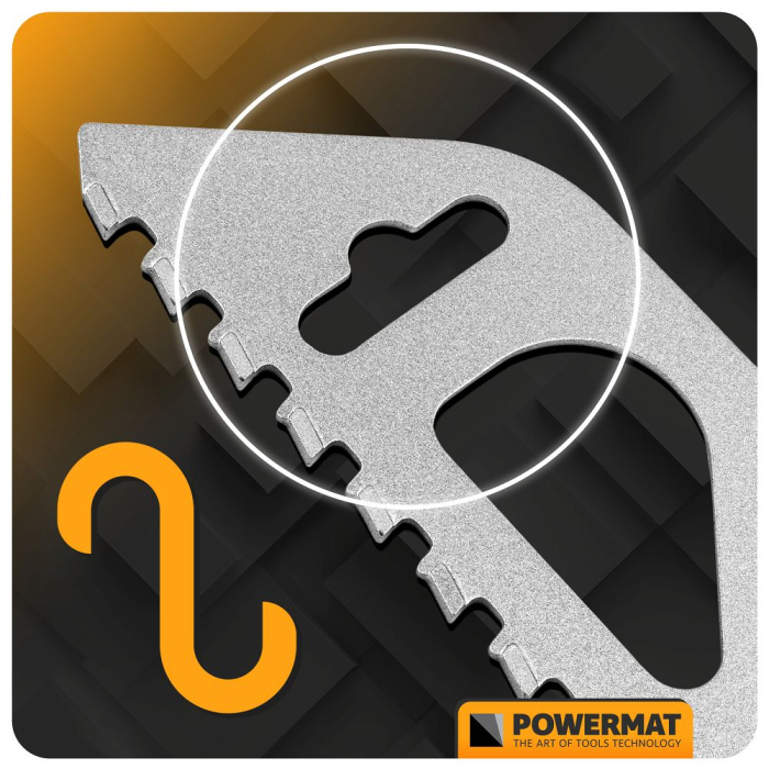 Panza fierastrau sabie carbura HM/TC 455mm 32 TPI Powermat PM1394 (PM-BDP-455T) [16]