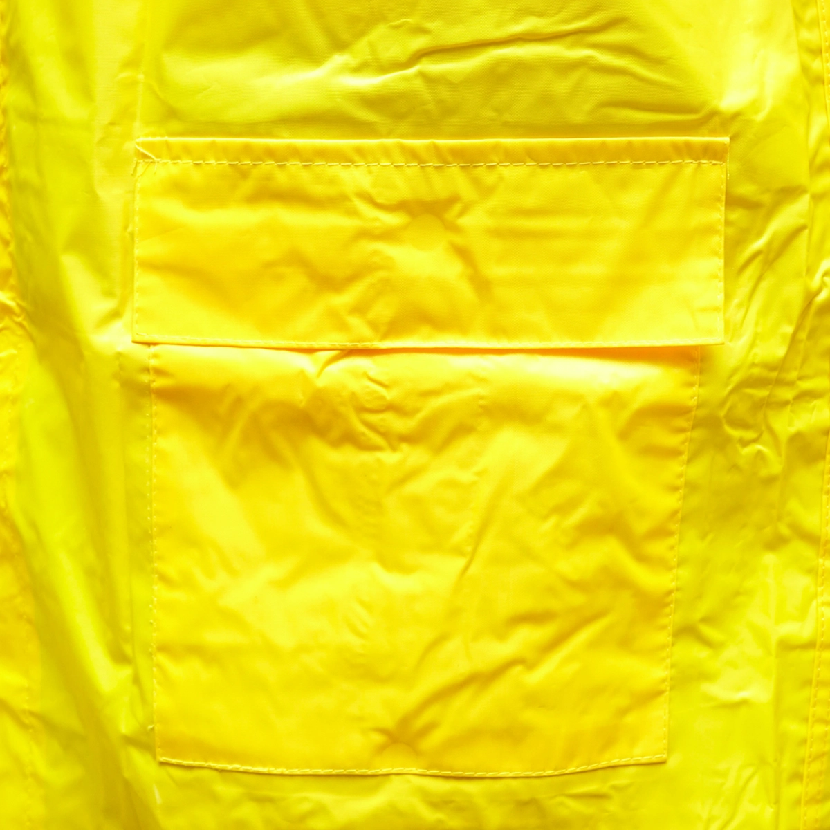 Pelerina cu gluga impermeabila XXL din poliester cu membrana PVC fante de aerisire, 2 buzunare si fermoar galben Breckner Germany DISEN46 (BK77401) [6]