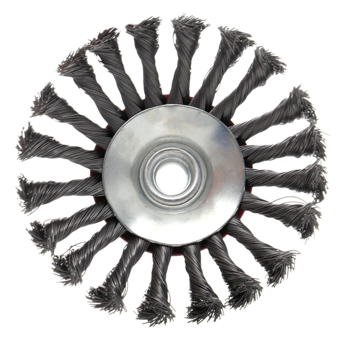Perie laterala rotativa impletita M14 115mm (KD10986) [4]