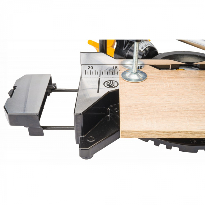 Fierastrau circular masina aparat debitat lemn 2000W debitator cu sanie glisare inclinare reglabila unghi (PM0687) [8]