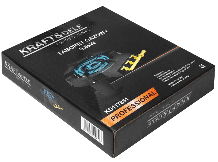 Pirostrie, arzator pe gaz din fonta cu 3 picioare 9.8kw (KD117851) [13]