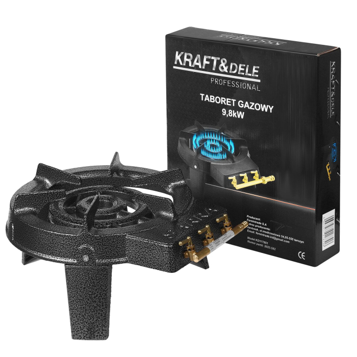 Pirostrie, arzator pe gaz din fonta cu 3 picioare 9.8kw (KD117851) [3]