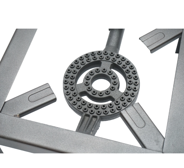 Pirostrie, arzator pe gaz patrat cu 4 picioare 250x250x100mm (DISLW70) [3]