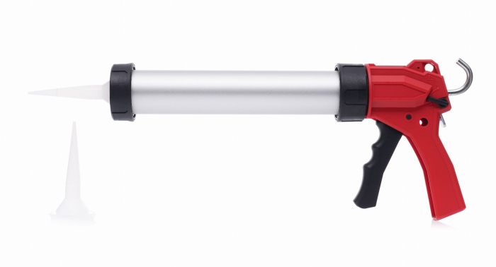 Pistol aluminiu presa tub tubular silicon material etansare 230mm (KD10721) [3]