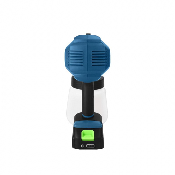 Pistol aparat masina vopsit pe baterie 21V stropit vas rezervor 800ml (KD5481) [6]