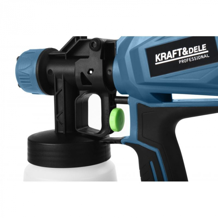 Pistol aparat masina vopsit pe baterie 21V stropit vas rezervor 800ml (KD5481) [7]