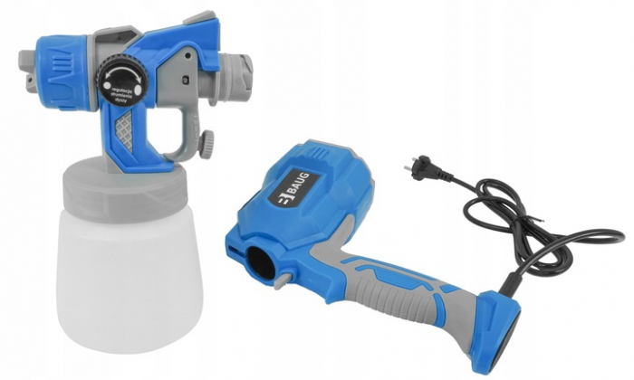 Pistol aparat masina vopsit stropit electric 550W cu vas rezervor  800ml priza 220V (B4903) [5]