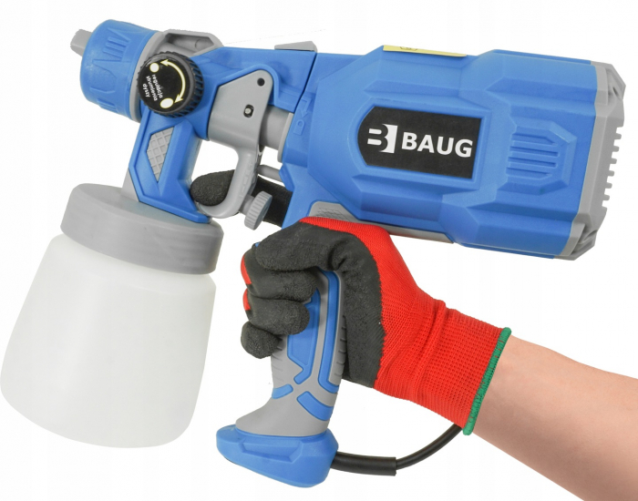 Pistol aparat masina vopsit stropit electric 550W cu vas rezervor  800ml priza 220V (B4903) [2]