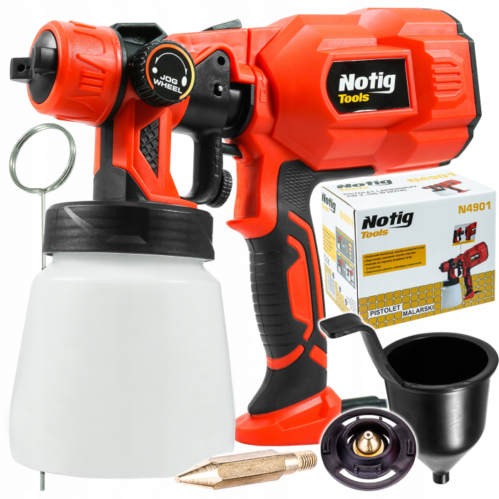Pistol aparat masina vopsit stropit electric 550W cu vas rezervor  800ml priza 220V (N4901) [1]