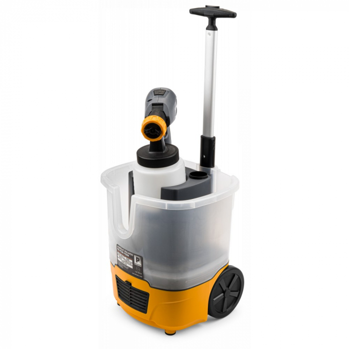 Pistol aparat masina vopsit stropit electric 950W furtun 3M vas rezervor 800ml 3 duze (PM0929) [6]