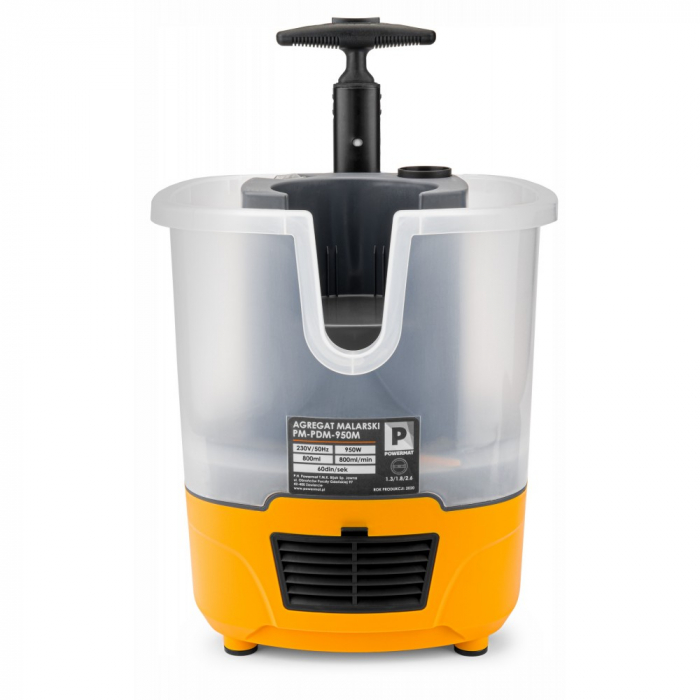 Pistol aparat masina vopsit stropit electric 950W furtun 3M vas rezervor 800ml 3 duze (PM0929) [17]