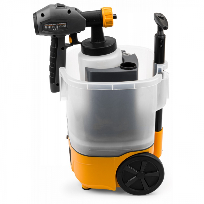 Pistol aparat masina vopsit stropit electric 950W furtun 3M vas rezervor 800ml 3 duze (PM0929) [3]