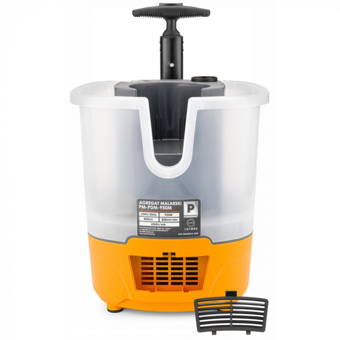 Pistol aparat masina vopsit stropit electric 950W furtun 3M vas rezervor 800ml 3 duze (PM0929) [7]