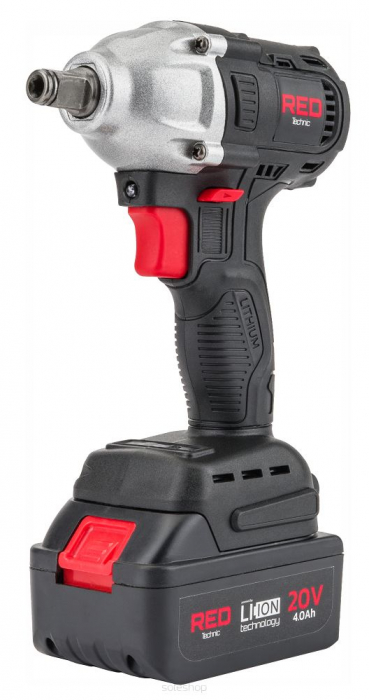 Pistol cheie cu impact 380Nm masina insurubat 2 baterii 20V 4Ah acumulator (RTAKU0026) [2]