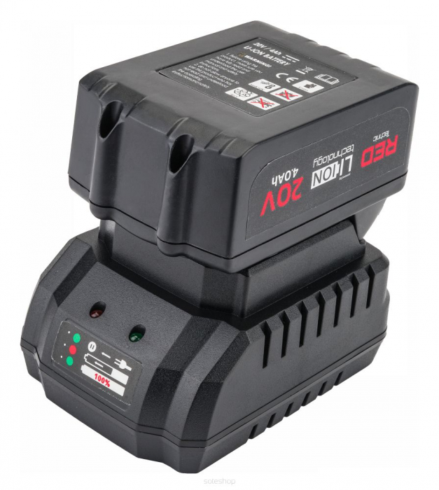 Pistol cheie cu impact 380Nm masina insurubat 2 baterii 20V 4Ah acumulator (RTAKU0026) [5]
