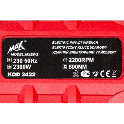 Pistol cheie de strangere cu impact electrica 2300W 800Nm 1/2" (MXEW02) [14]